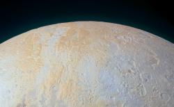 The Frozen Canyons of Pluto's North Pole