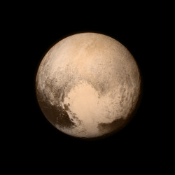 Pluto's Big Heart in Color
