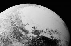 Looking over Pluto