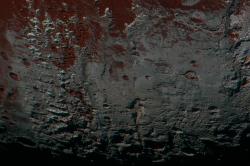 Pluto's Methane Snowcaps on the Edge of Darkness (non-annotated)