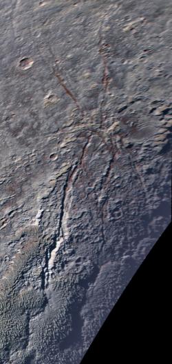 The Icy ‘Spider’ on Pluto