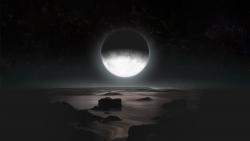 Pluto by Moonlight