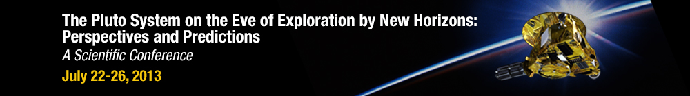 Pluto Science Conference Banner