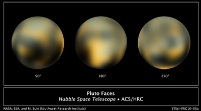 Pluto Faces